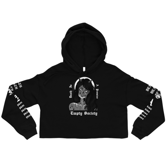 Death Is A Promise - Crop Hoodie