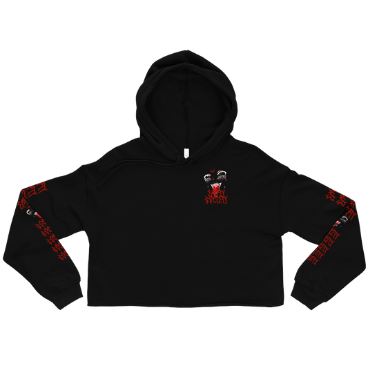 Crossed - Crop Hoodie